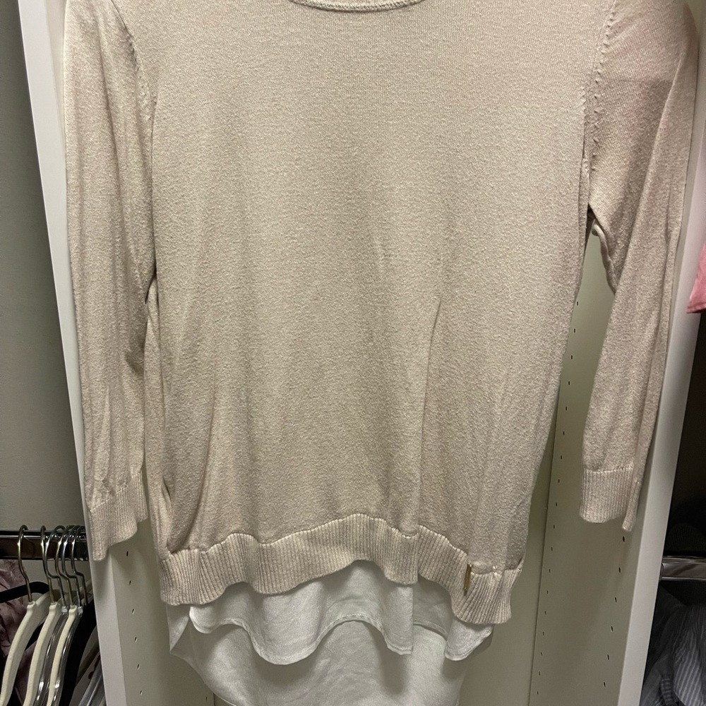 Tan Calvin Klein top